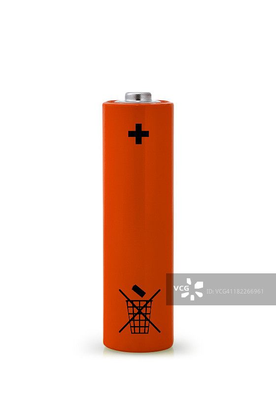 红色电池图片素材