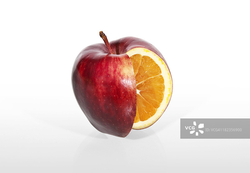 红色苹果橙图片素材