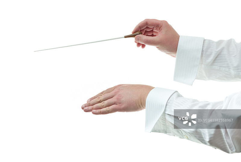 指挥家的手图片素材