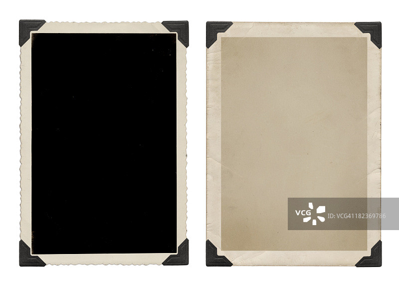 带黑色边角的复古图片图片素材