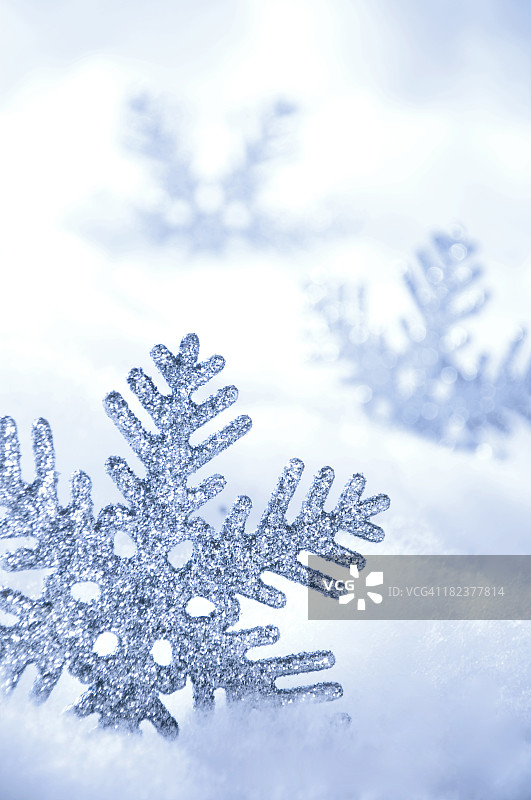 雪花的背景图片素材