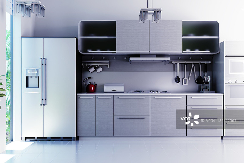 现代室内3D渲染图片素材