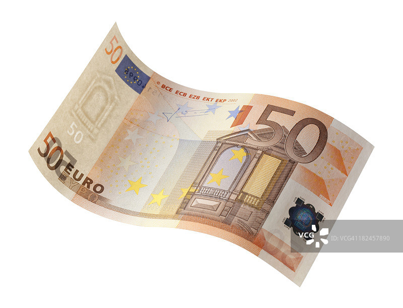 五十欧元纸币图片素材