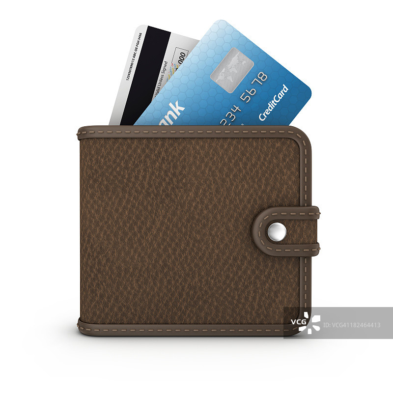 钱包里的信用卡图片素材
