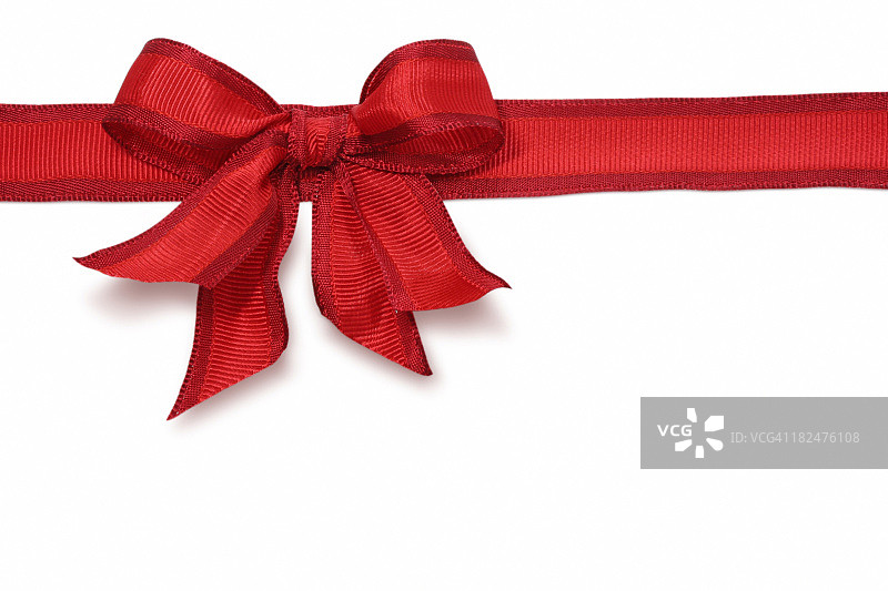 红色丝带蝴蝶结图片素材