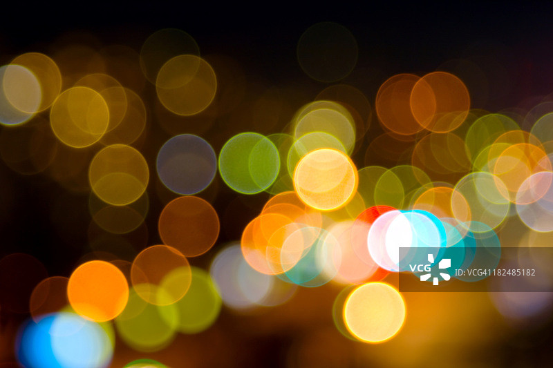 散焦的灯图片素材