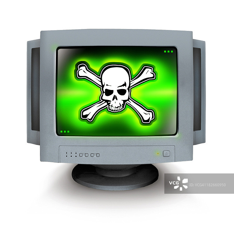 警告！检测到CPU病毒！图片素材