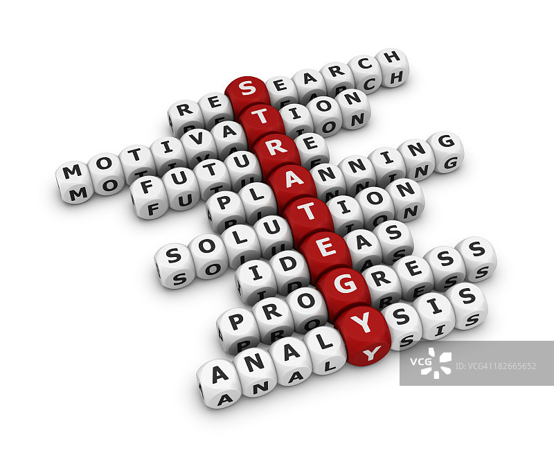 策略填字游戏图片素材