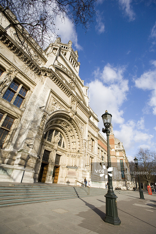 伦敦维多利亚和阿尔伯特博物馆图片素材