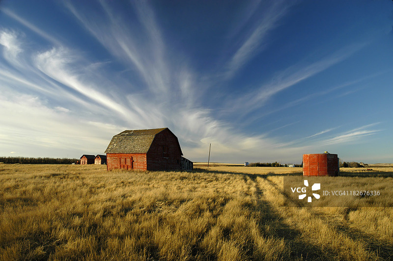 生机勃勃的天空图片素材