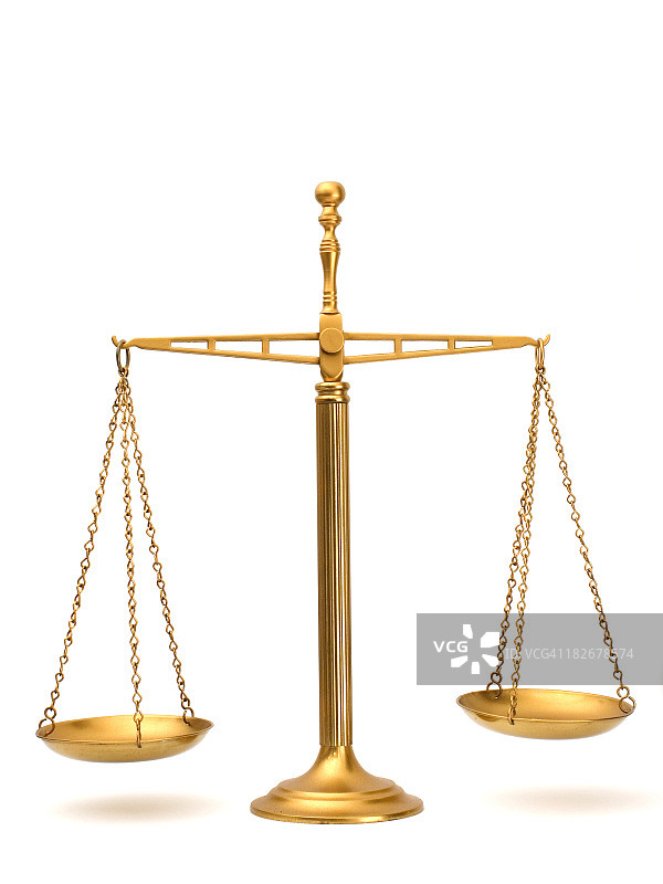 金色天平图片素材