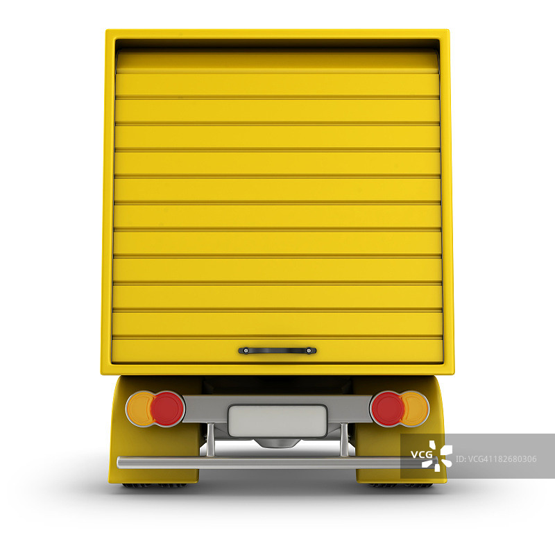 送货车的后部图片素材