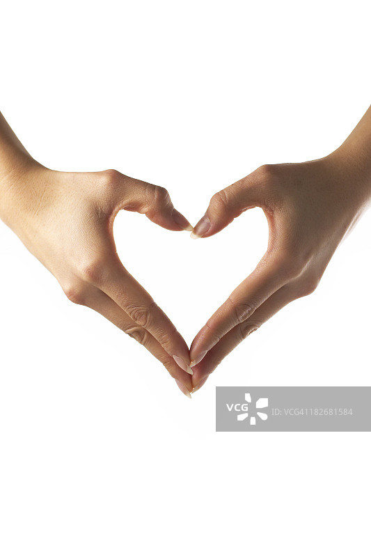 用手比心图片素材