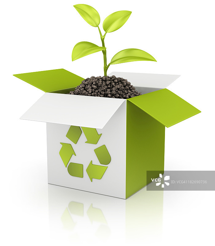 生态回收箱图片素材