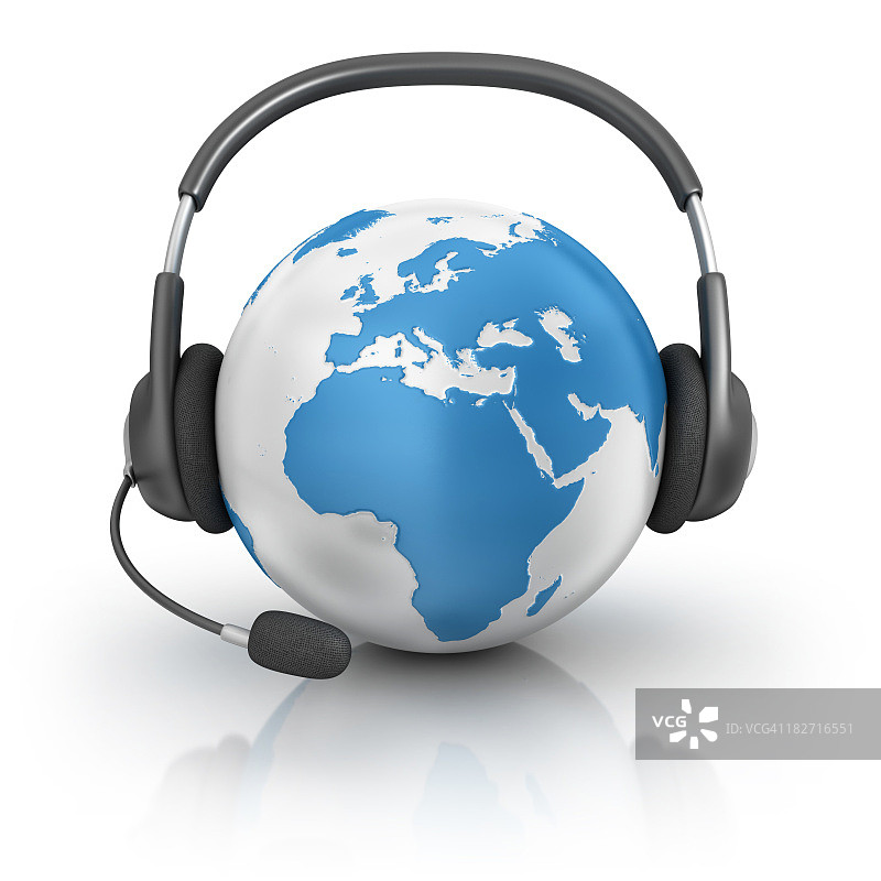 全球支持图片素材