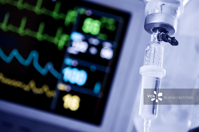 重症监护病房监护仪图片素材