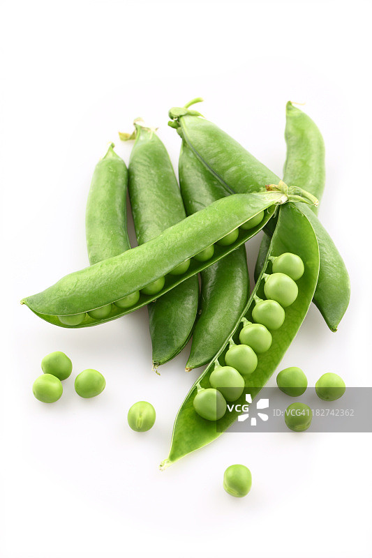 新鲜的绿豌豆图片素材