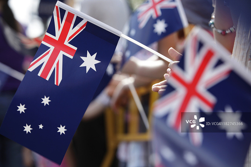 澳大利亚国旗游行图片素材