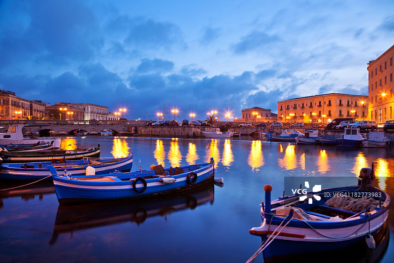 意大利西西里的船只图片素材
