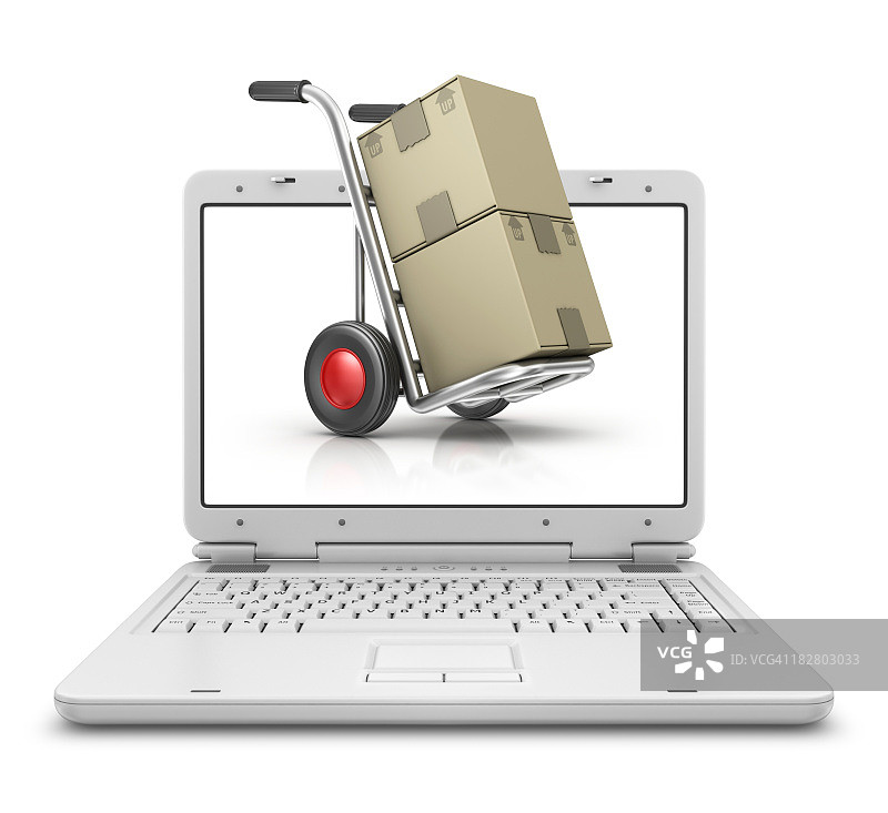 手在笔记本电脑触控板上图片素材