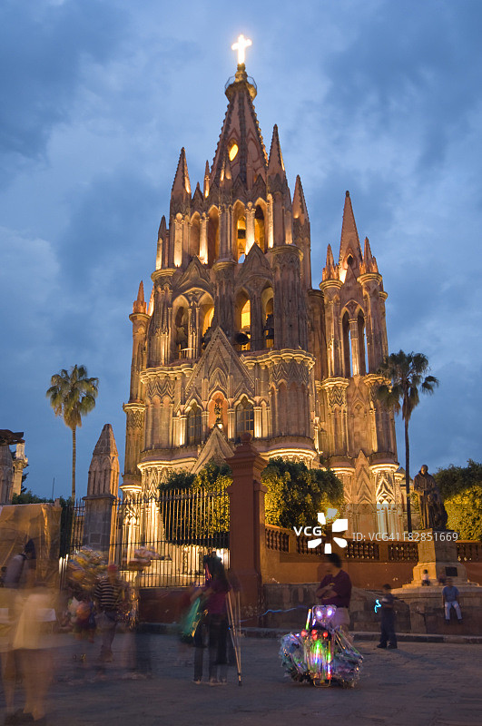 墨西哥圣米格尔德阿连德教堂图片素材