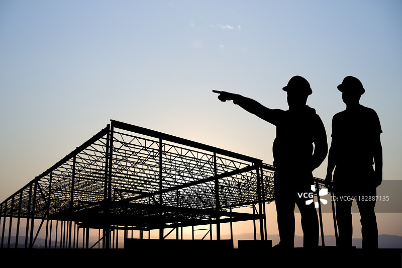 楼房勘测图片素材