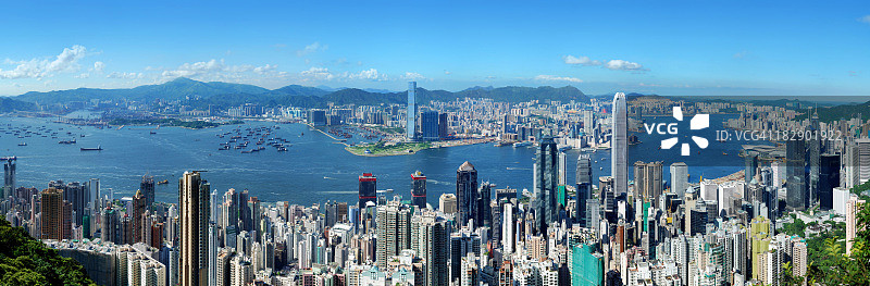 香港维多利亚港（白天）图片素材