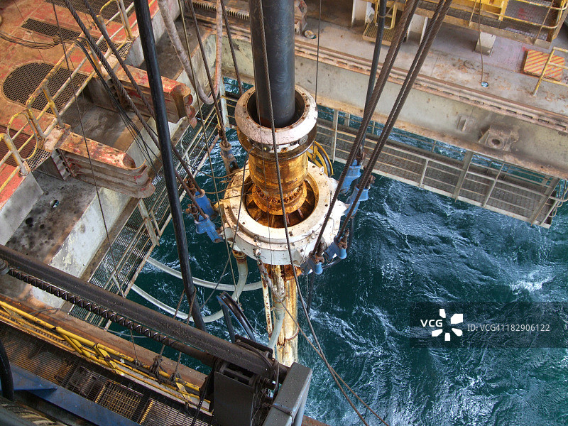 石油钻井平台伸缩接头图片素材