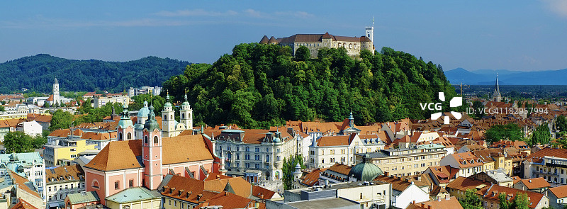 斯洛文尼亚卢布尔雅那城市风光图片素材