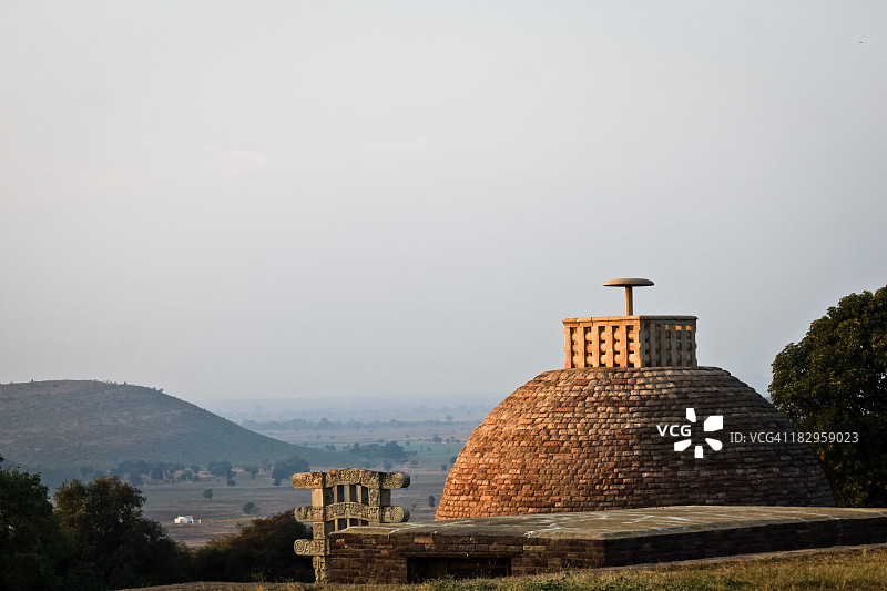 桑奇佛塔图片素材