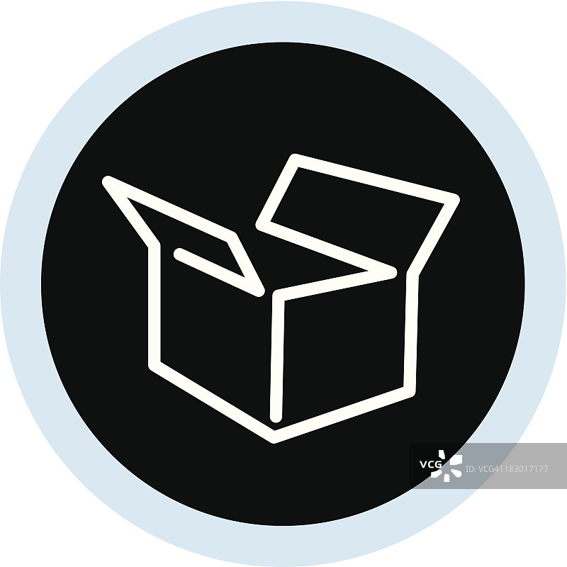 打开的盒子图片素材