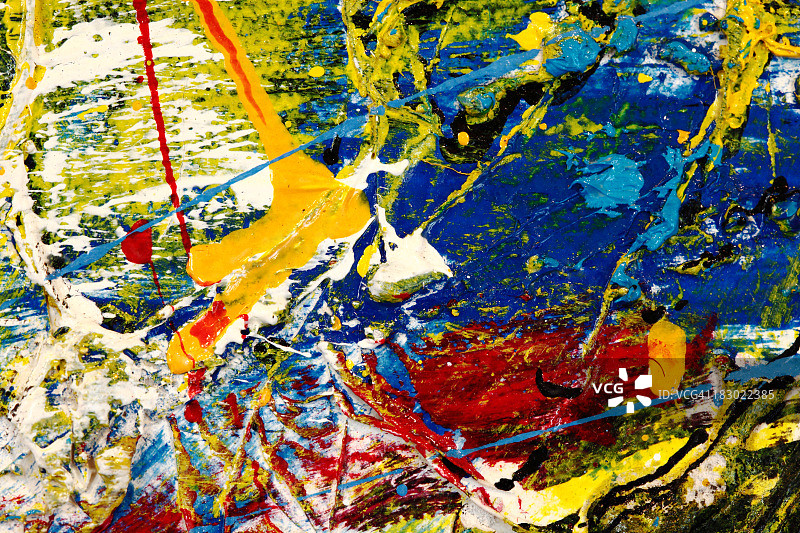 画布上的色彩图片素材