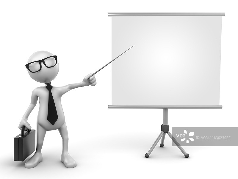 带剪切路径的商务演示图片素材