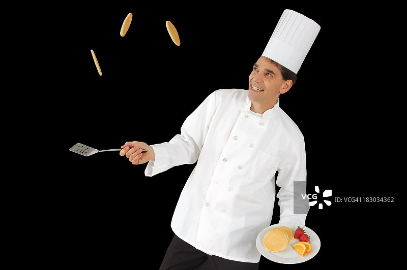 翻转薄烤饼图片素材