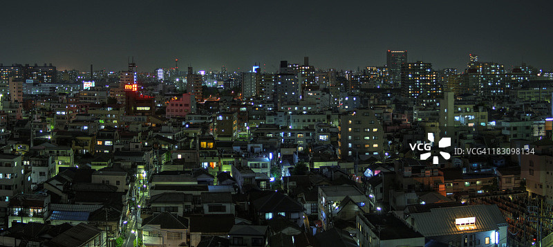 南千住全景图片素材