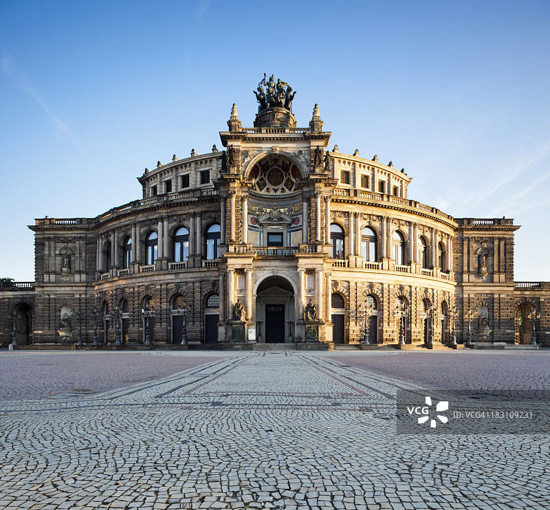 森帕歌剧院图片素材