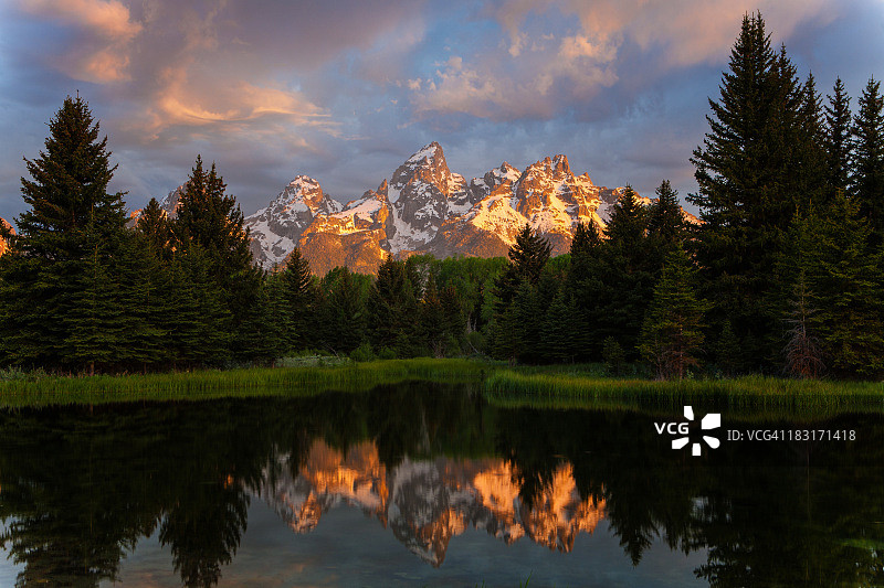 施瓦巴克日出图片素材