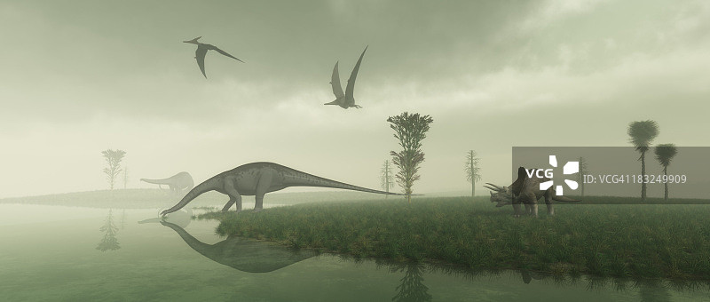 史前场景图片素材