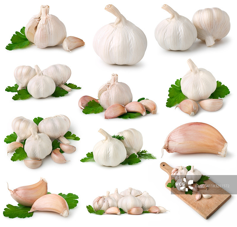 大蒜合集图片素材
