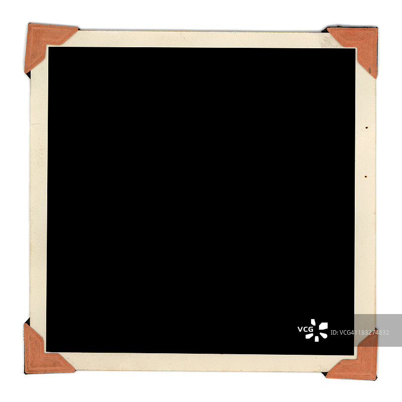 复古标签框图片素材