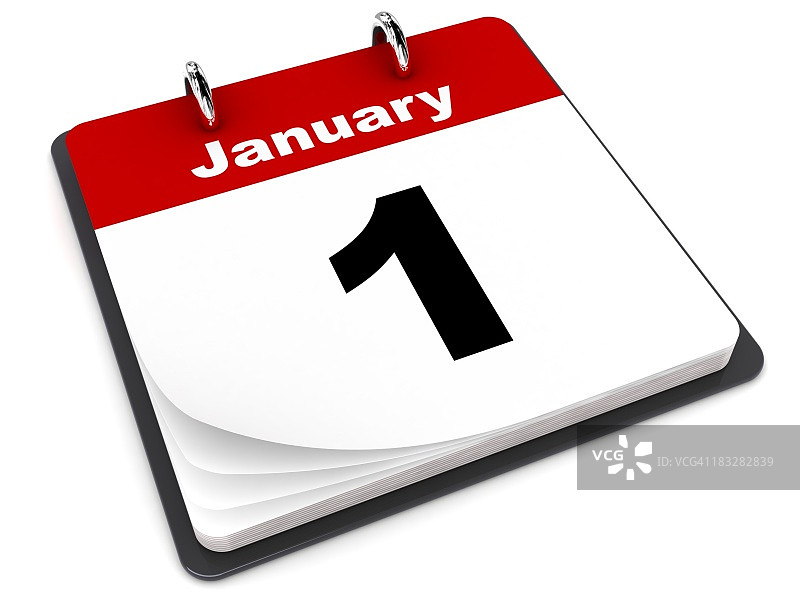 新年日历图片素材