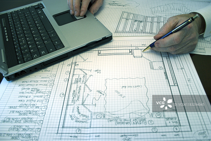 设计师的手和色调图片素材