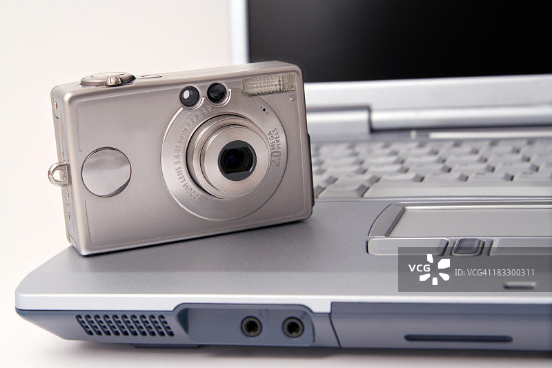 带相机的笔记本图片素材