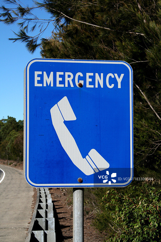 紧急情况街道标志图片素材