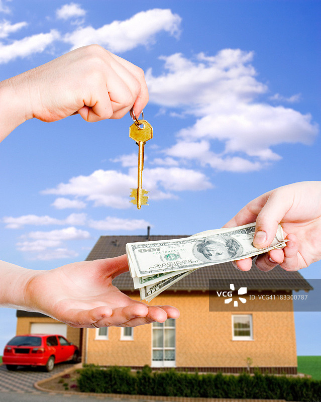 通往美好生活的钥匙图片素材