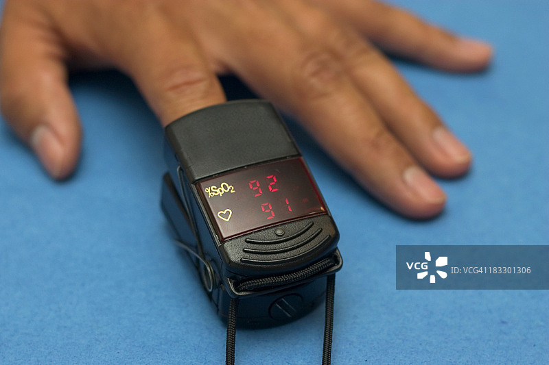 血氧仪检查图片素材