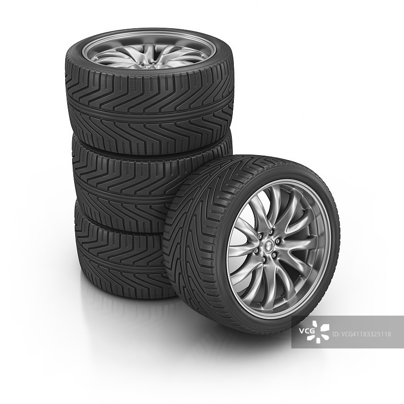 四个轮子图片素材