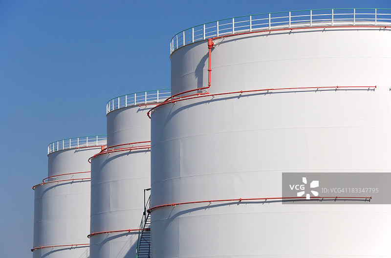 矿物油储罐区图片素材