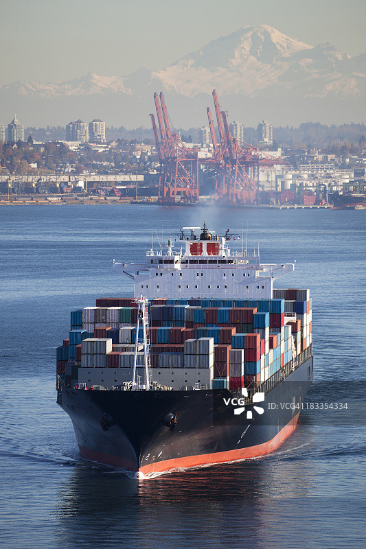 集装箱船图片素材