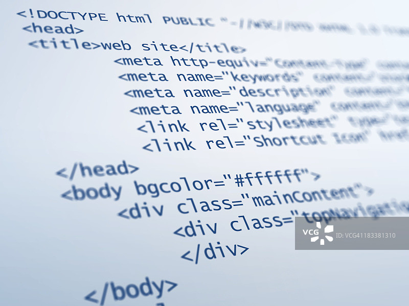 HTML代码图片素材